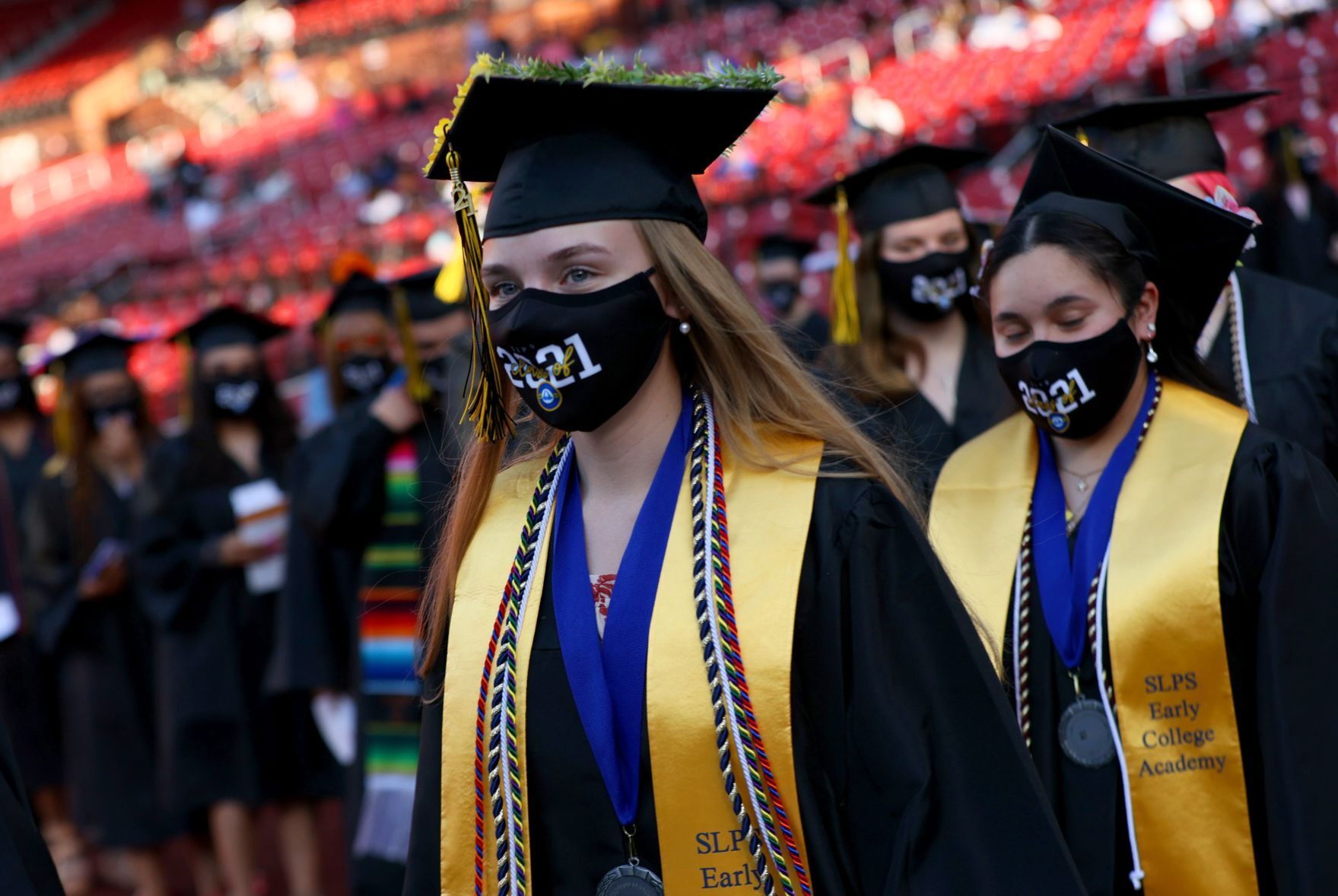 SLPS hold graduation ceremonies at Busch Stadium
